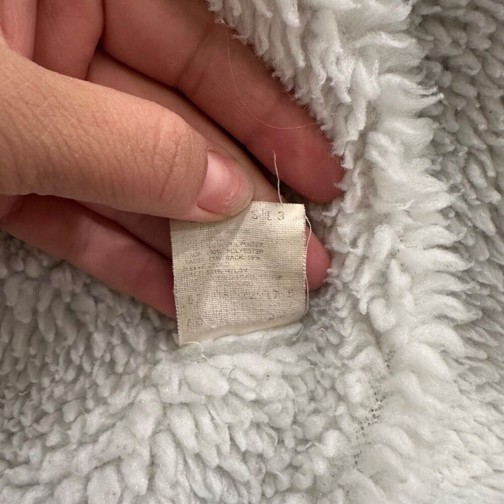 Vintage 80's Levi's 527 Trucker Sherpa Lined Denim Jacket Size Small Made In USA - Picture 11 of 13